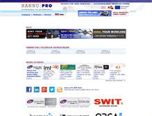 Tablet Screenshot of hannu-pro.com